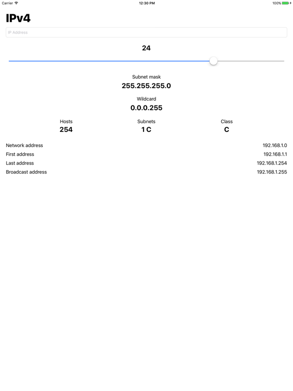 Screenshot #4 pour IP Subnet Calc Pro
