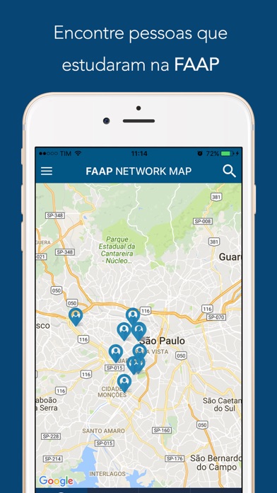 FAAP Map Network Screenshot