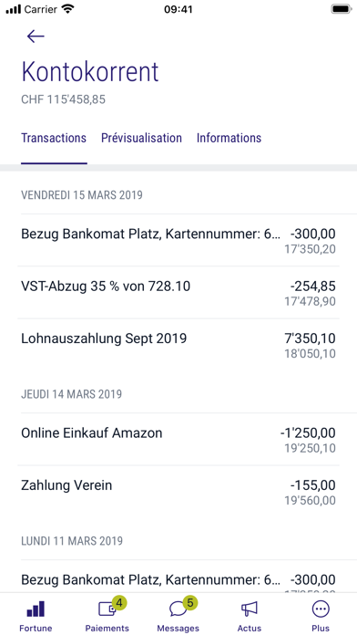 Screenshot #3 pour Mobile Banking Bank Leerau