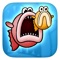 Swipe to devour your shoal mates and become the biggest fish in the bowl