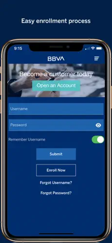 Screenshot 1 BBVA United States iphone