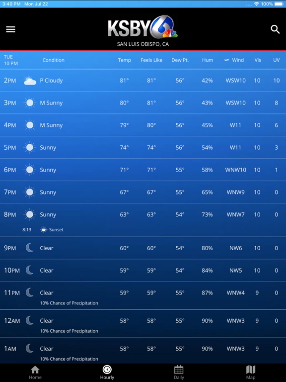 Screenshot #6 pour KSBY Microclimate Weather