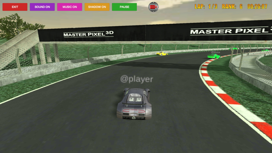 #4. Sport Car Racer 3D (iOS) โดย: Pix Arts