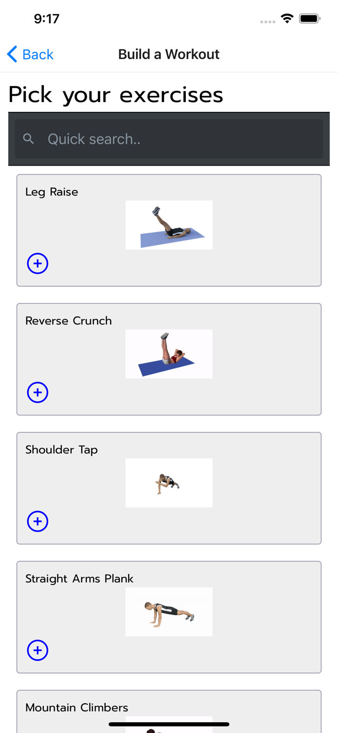 Workout Plan Fitness Trainer