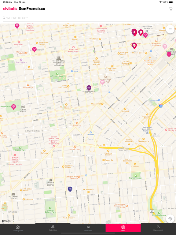 San Francisco Guides Civitatis iPad screenshot 3 - Travel app