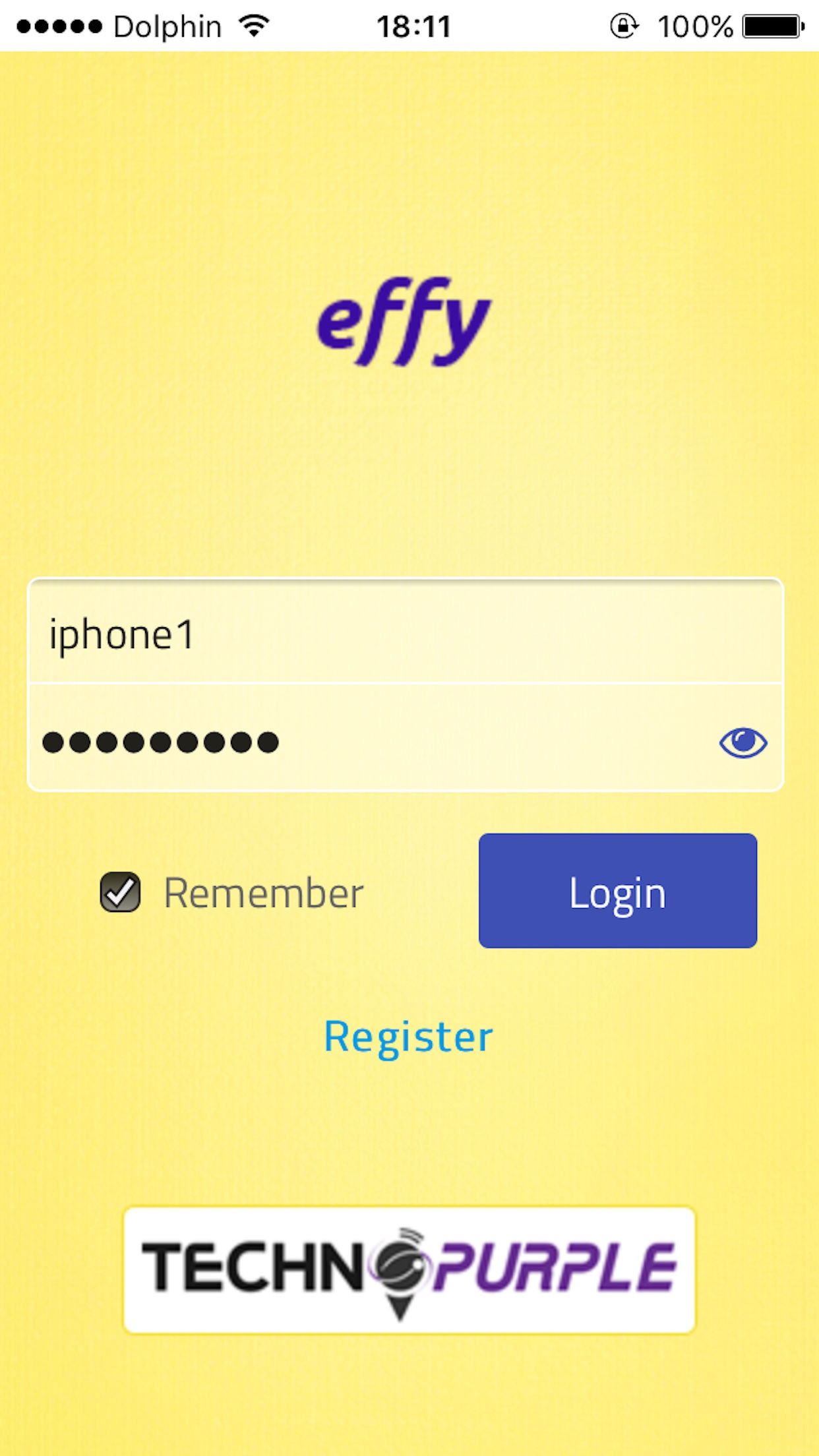 Screenshot 1 of TechnoPurple Indoor Tracking