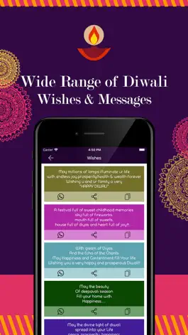 Game screenshot Happy Diwali Cards & Wishes apk