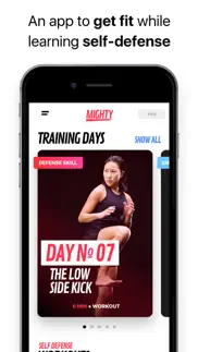 mighty - self defense fitness iphone screenshot 1