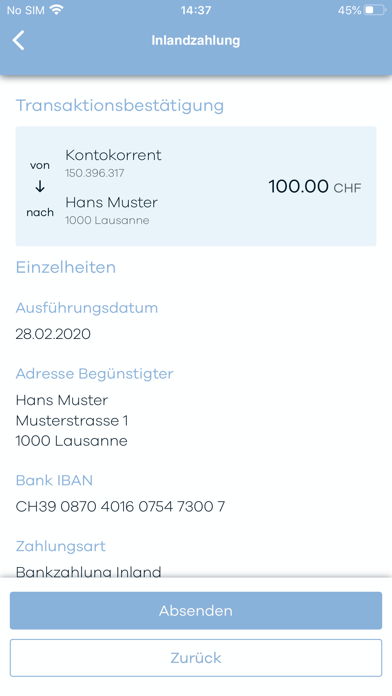 FGB Banking Screenshot