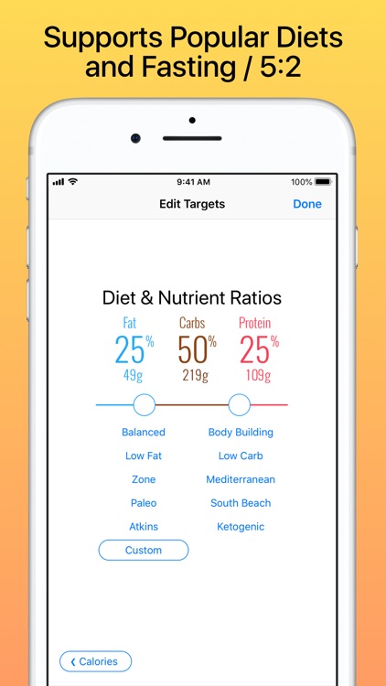 Nutrients & Calories