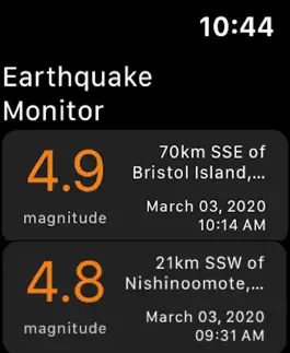 Game screenshot Earthquake Monitor mod apk