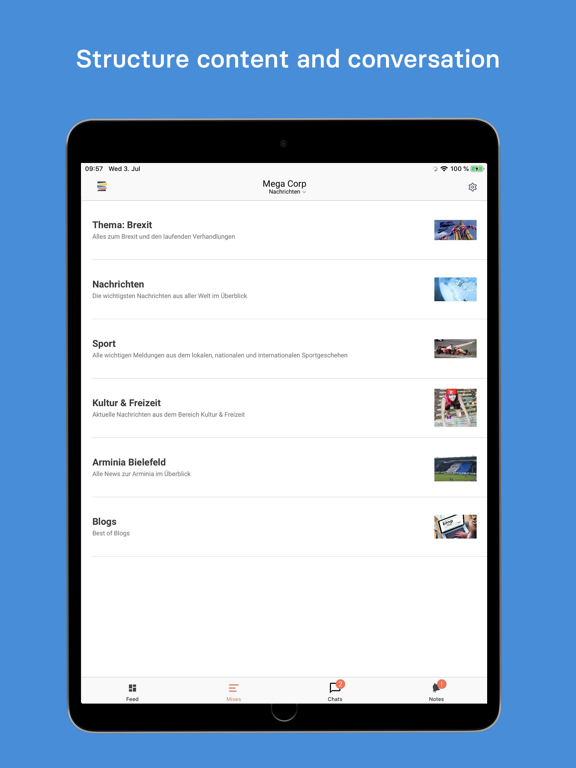 tchop iPad screenshot 4 - News app