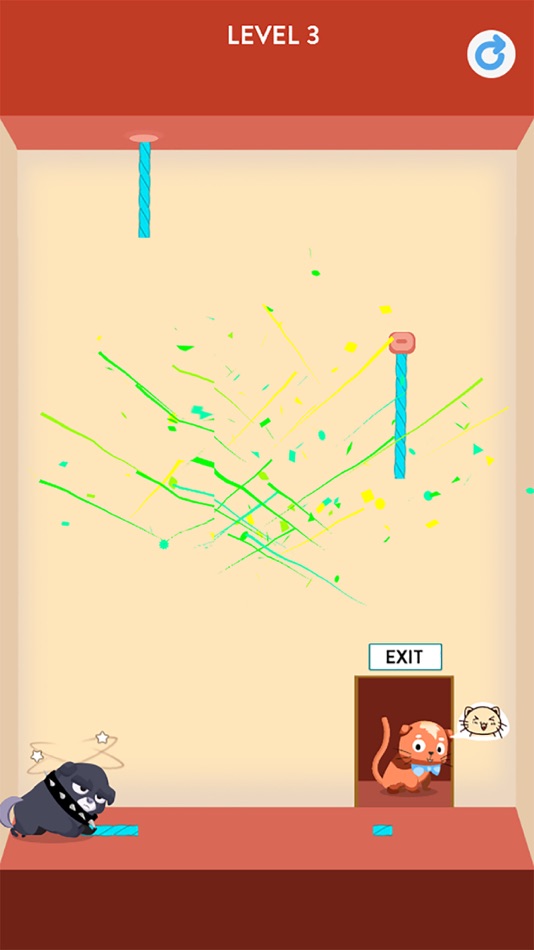 #3. Rescue Kitten - Rope Puzzle (iOS) 由: Gamee