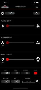 eFire-CONTROLLER screenshot #2 for iPhone