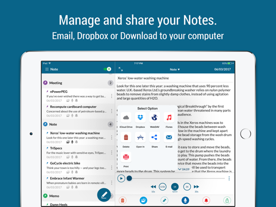 Notes - Professional iPad app afbeelding 3