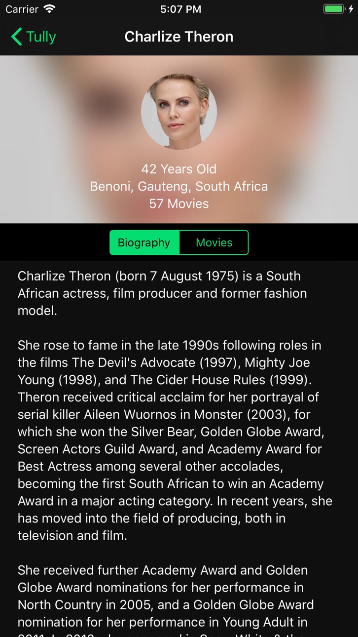 iPhone screenshot