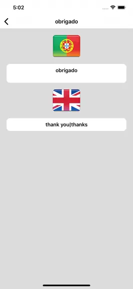 Game screenshot Portuguese/English Dictionary apk