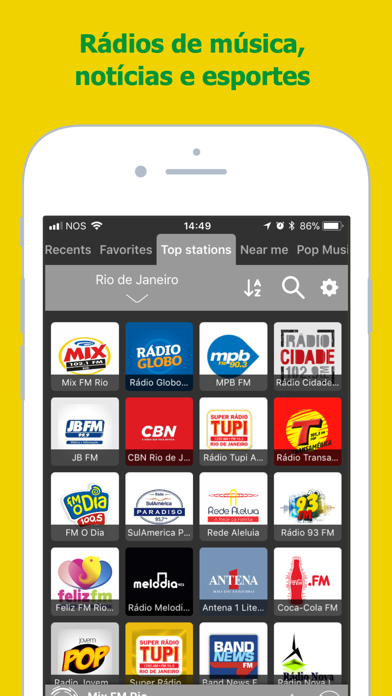 Screenshot #1 pour Rádio Brasil: Radios FM Online