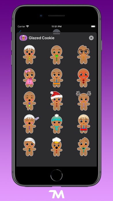 Screenshot 3 of Glazed Cookie Stickers App