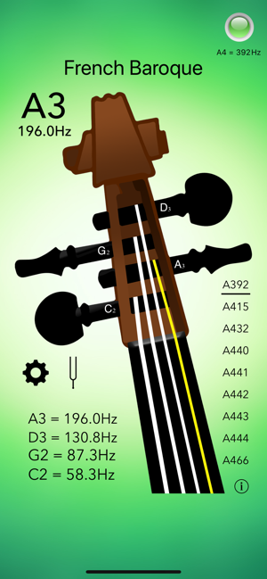 Cello Tuner Professional Screenshot