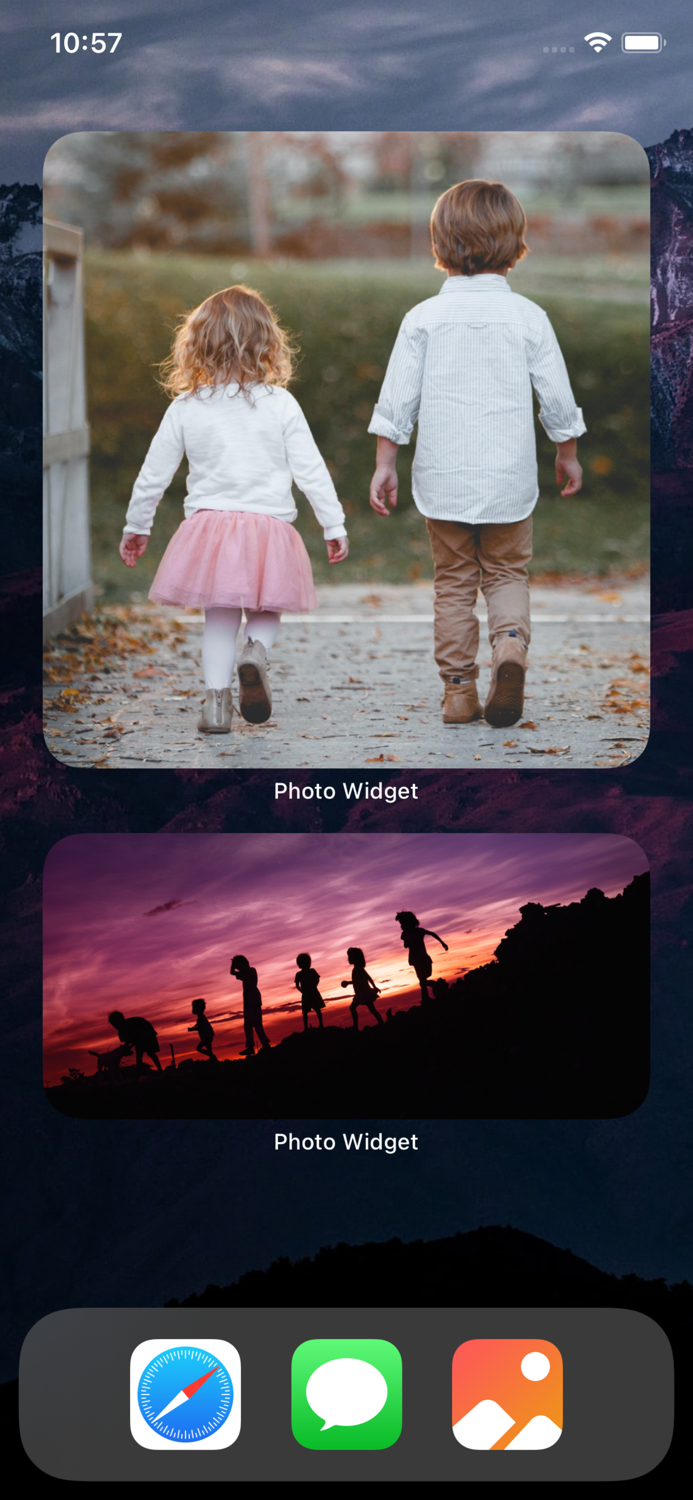 Photo Widget App