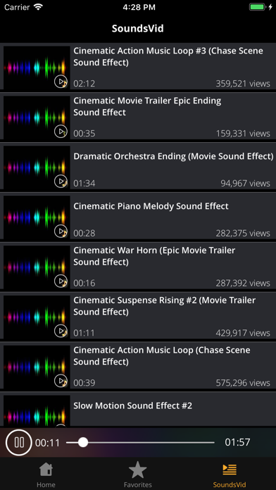 Sound Effects HD: Sounds&Audio screenshot 4