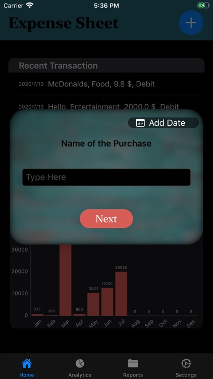 Expense Sheet