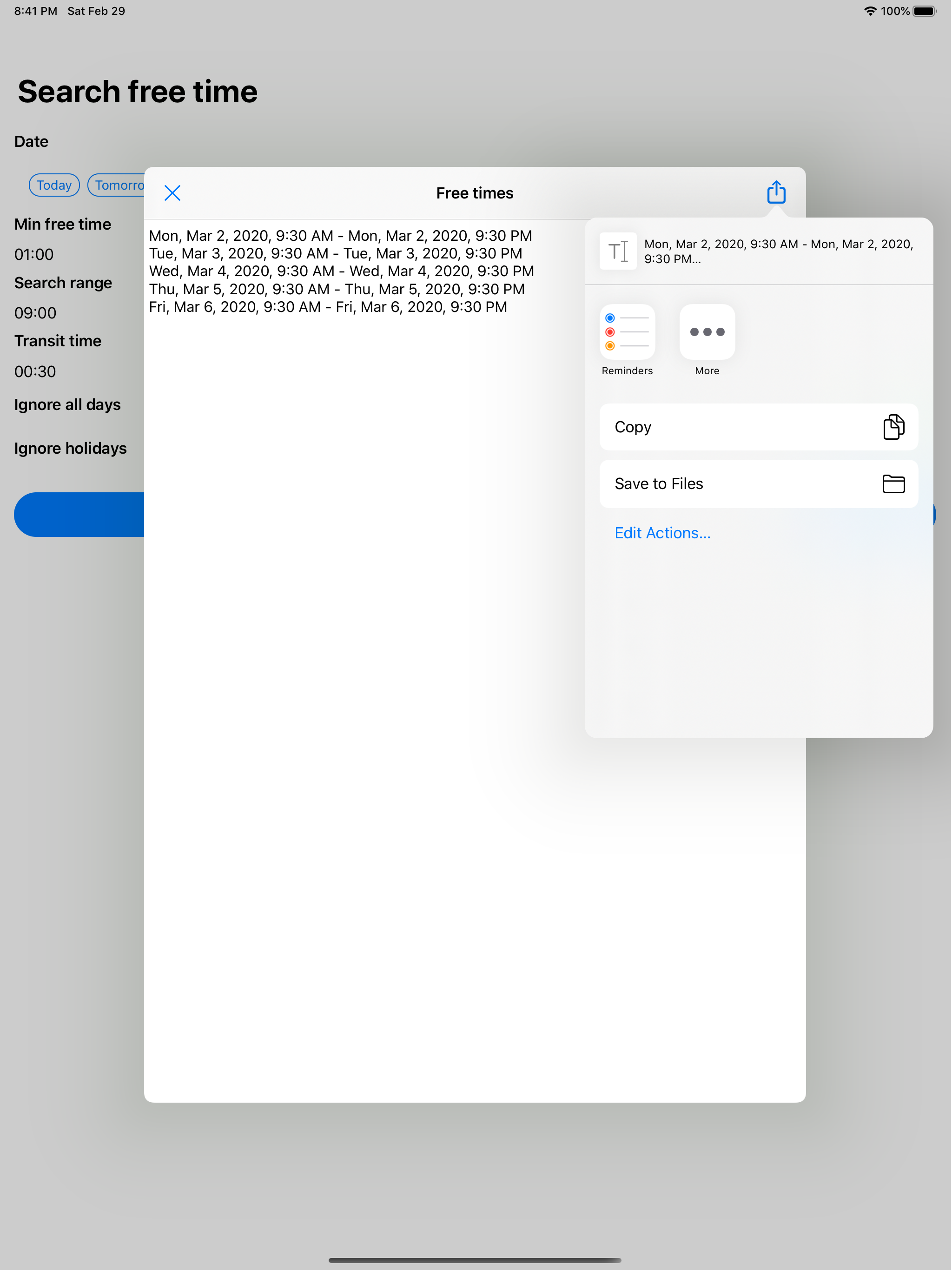 Free Time Picker screenshot 8
