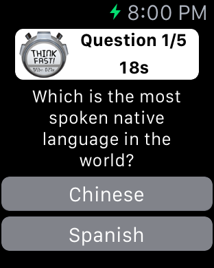 ThinkFast - Quiz