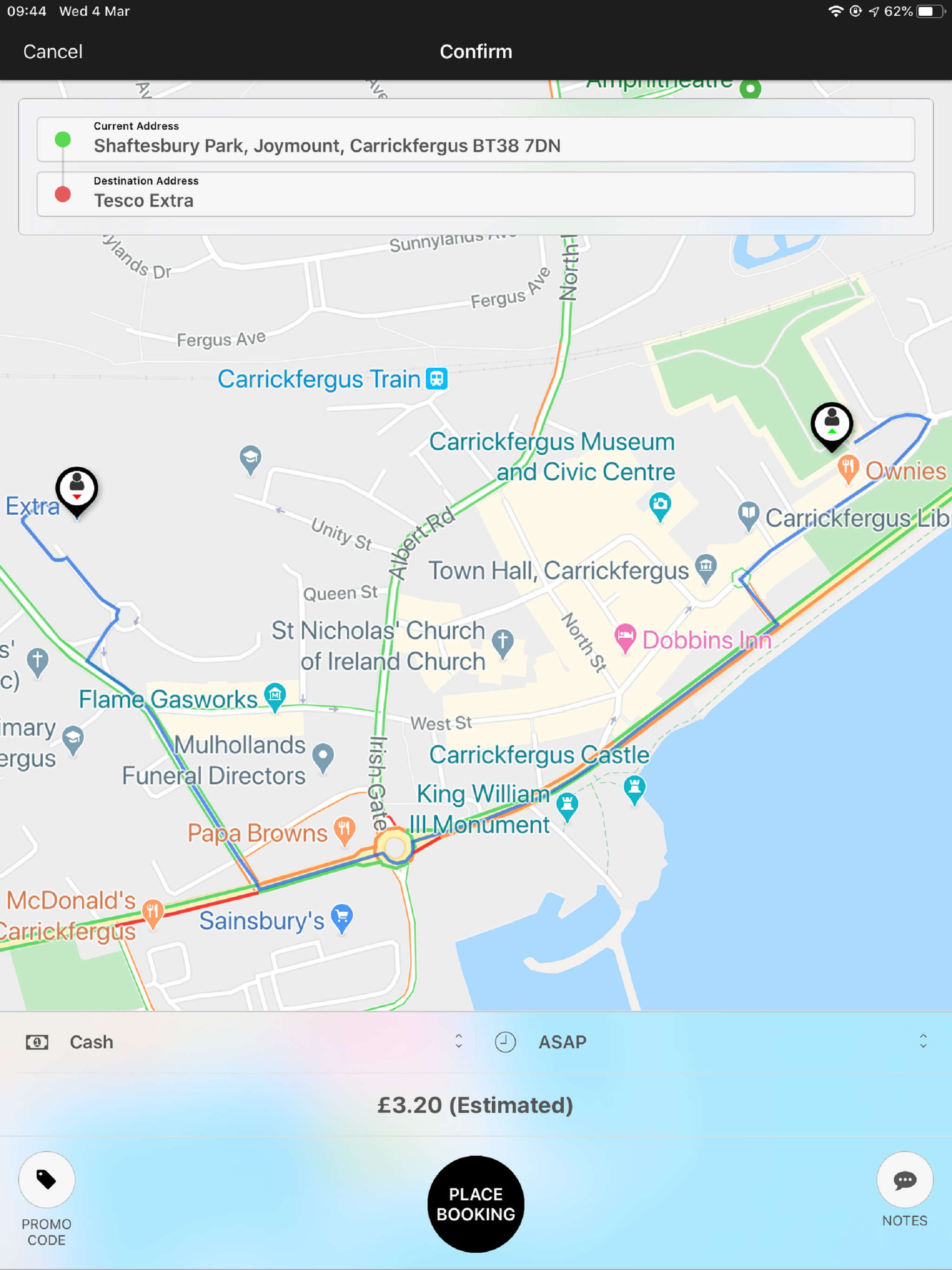 Mahoods Taxis screenshot 8