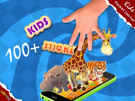 Toddler Zoo Animals Puzzle HD iPad app afbeelding 1