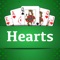 Hearts is a trick taking game in which the object is to avoid winning tricks containing hearts; the queen of spades is even more to be avoided