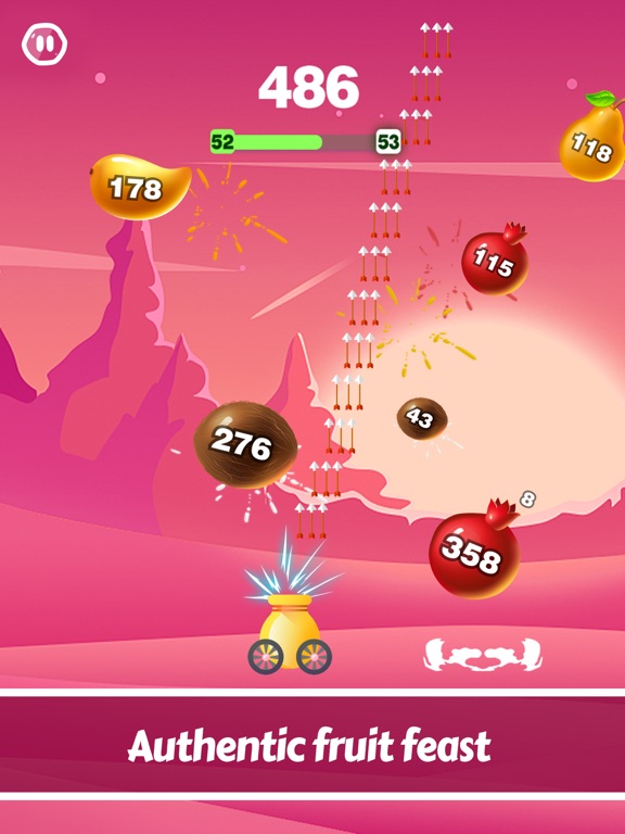 Knife Fruit Blast - Fruit Shot iPad screenshot