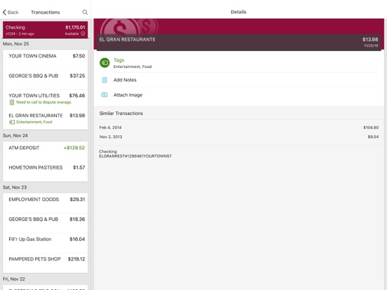 Foresight Bank Mobile iPad screenshot 2 - Finance app