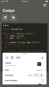 Codye screenshot