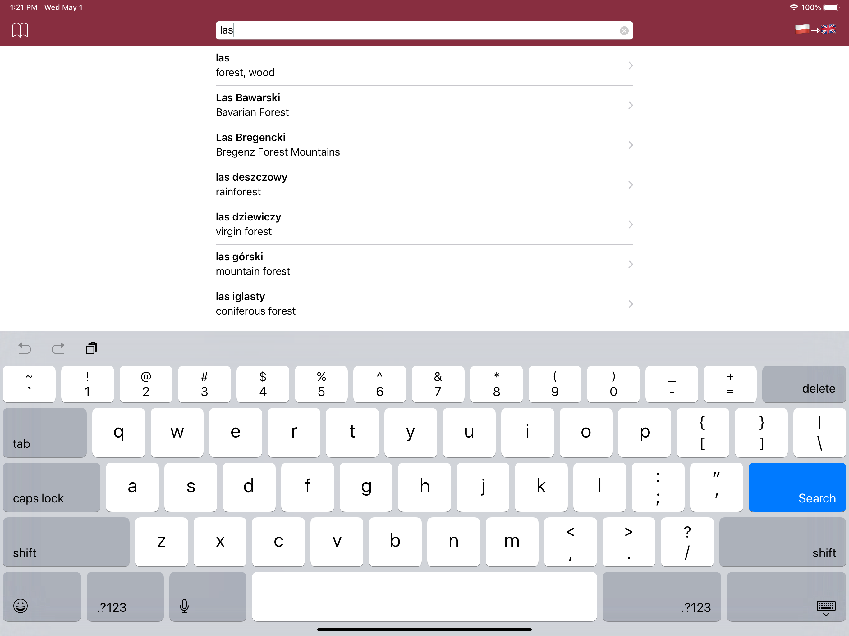 Polish Dictionary - offline