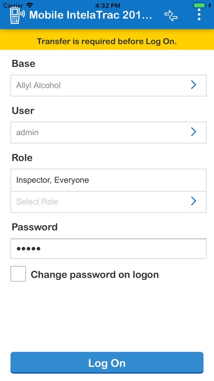 Mobile IntelaTrac 2017 SP2