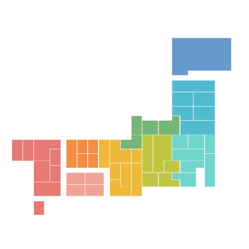 日本地図パズルv2