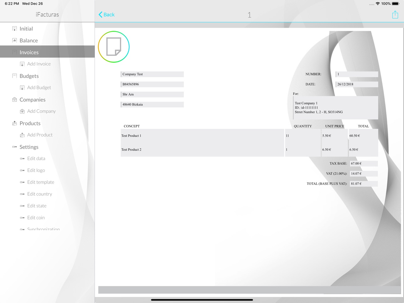 iPad screenshot