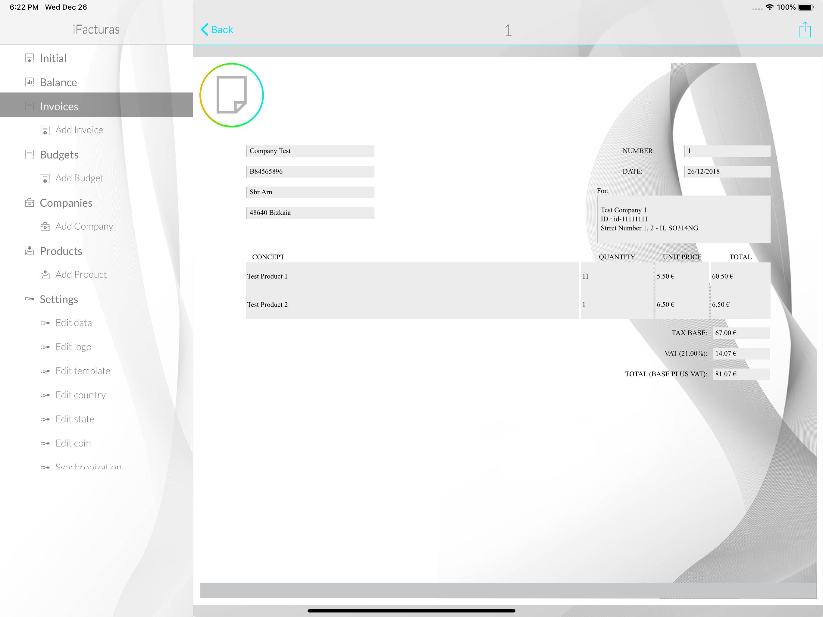 iInvoices