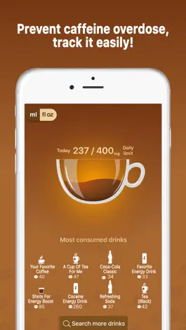 Game screenshot Caffeine Tracker Counter App mod apk