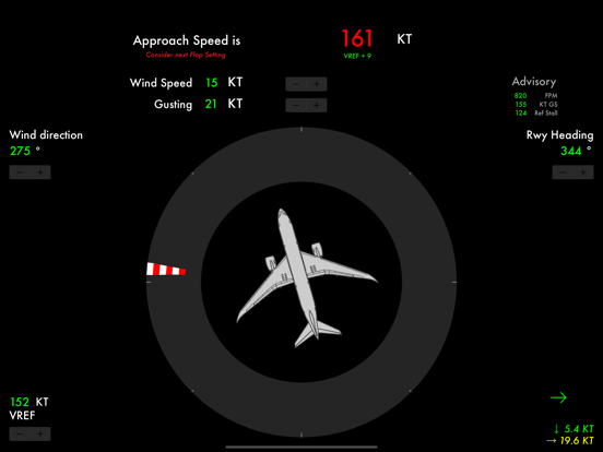 Approach Speed Calculator Pro iPad app afbeelding 2