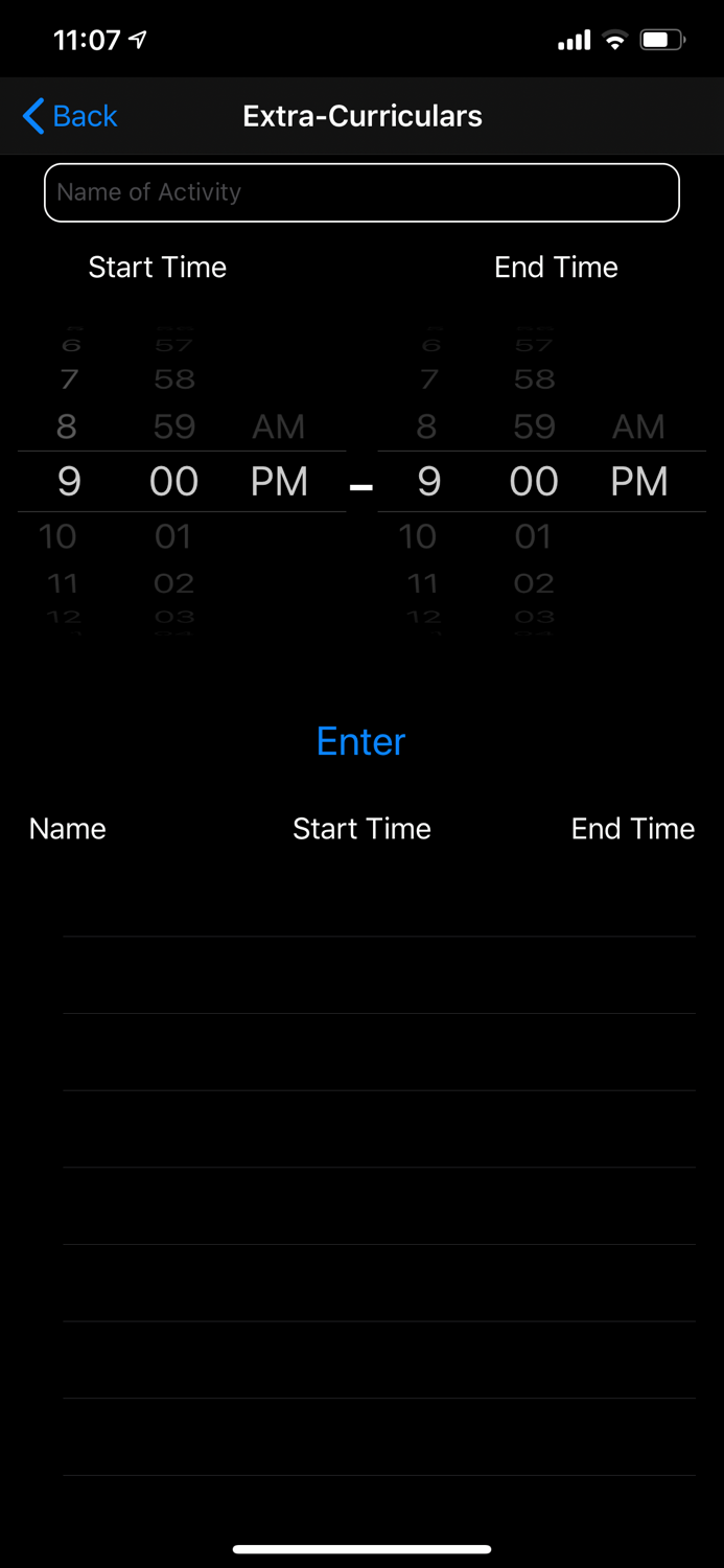 Smart Scheduler - Student