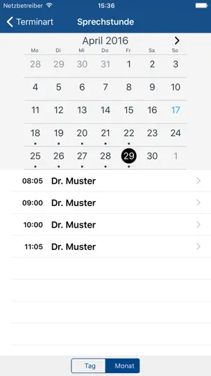 Screenshot von CGM LIFE ESERVICES auf dem iPhone 3