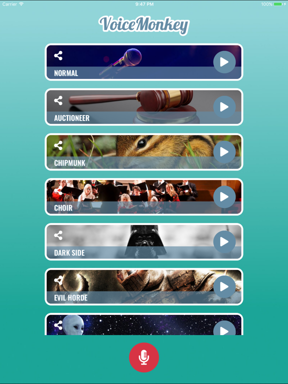 Screenshot #4 pour VoiceMonkey - Voice Changer