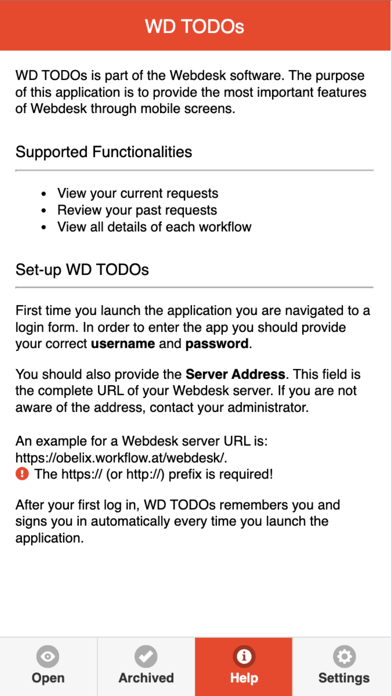 How to cancel & delete Webdesk Workflow Mobile from iphone & ipad 3