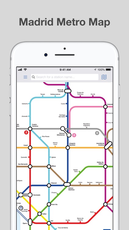 Madrid Metro - Map and Routes screenshot-0