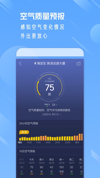 天气通-15日空气质量天气预报 screenshot-4