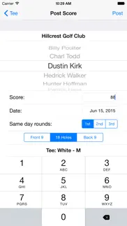 golf handicap group & league iphone screenshot 3