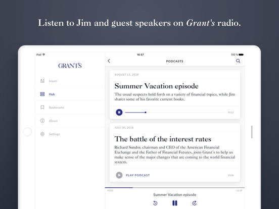 Grant’s Interest Rate Observer iPad screenshot 4 - Business app
